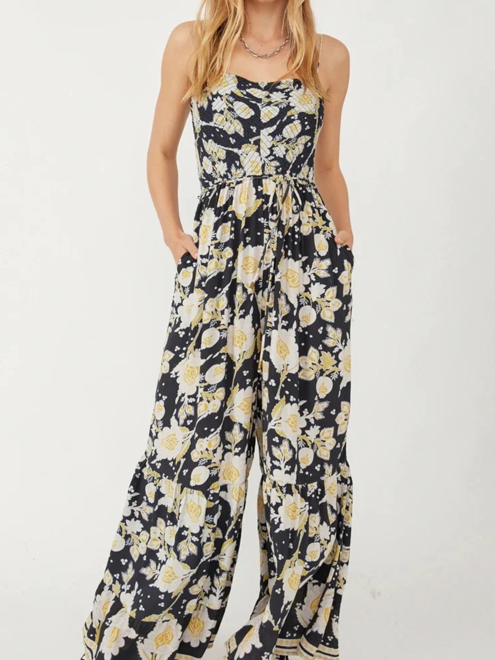 Free People Little of Your Love Jumpsuit Moonless Combo Medium
Style OB1487045